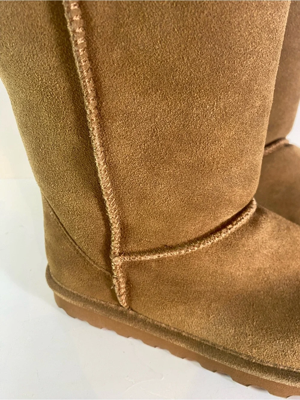 Bearpaw Elle Shearling & Wool Blend Lining Short Boots Size 7